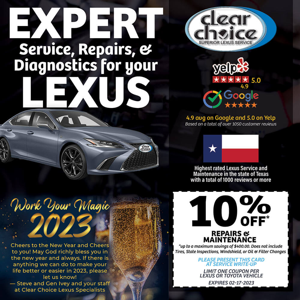 10% off promo on diagnostics, service and repairs
